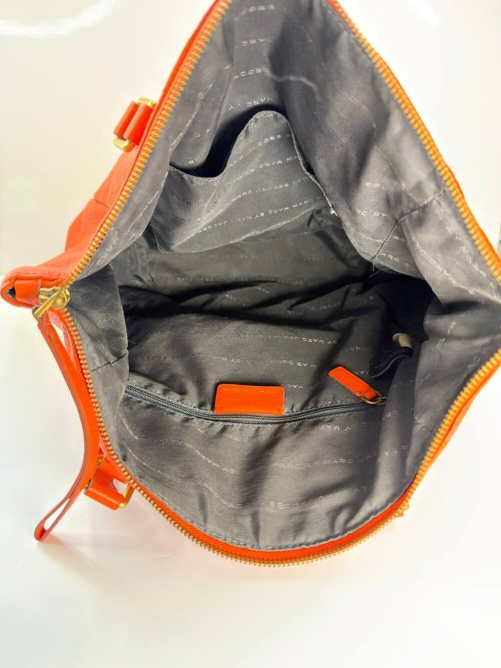 Marc Jacobs Leather Tote Bag – Orange - Picture 14 of 14